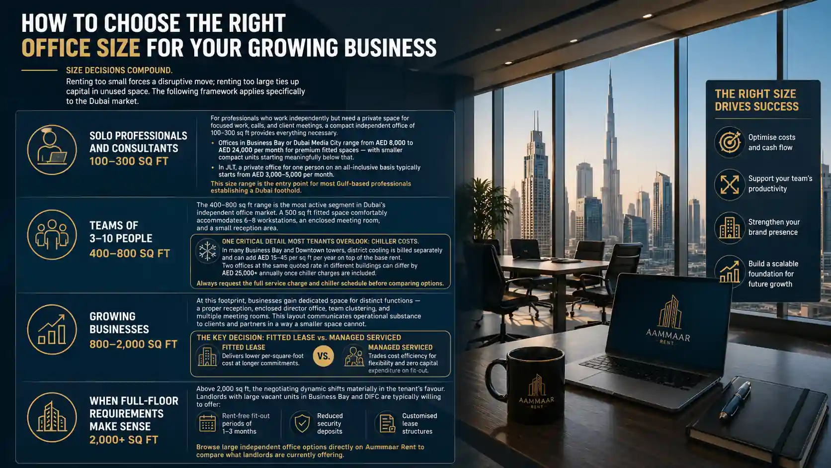 How to Choose the Right Office Size for Your Growing