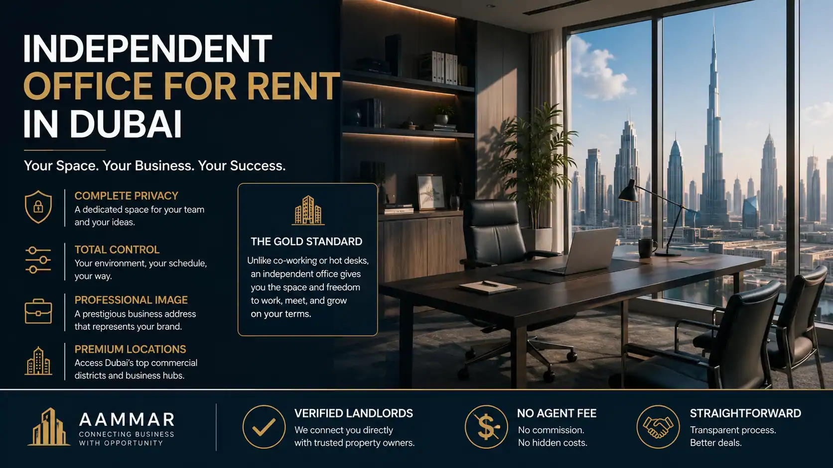 independent office for rent in dubai
